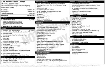 2016 Jeep Cherokee Limited