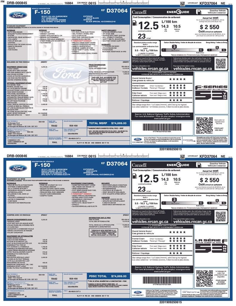 2019 Ford F-150 LARIAT