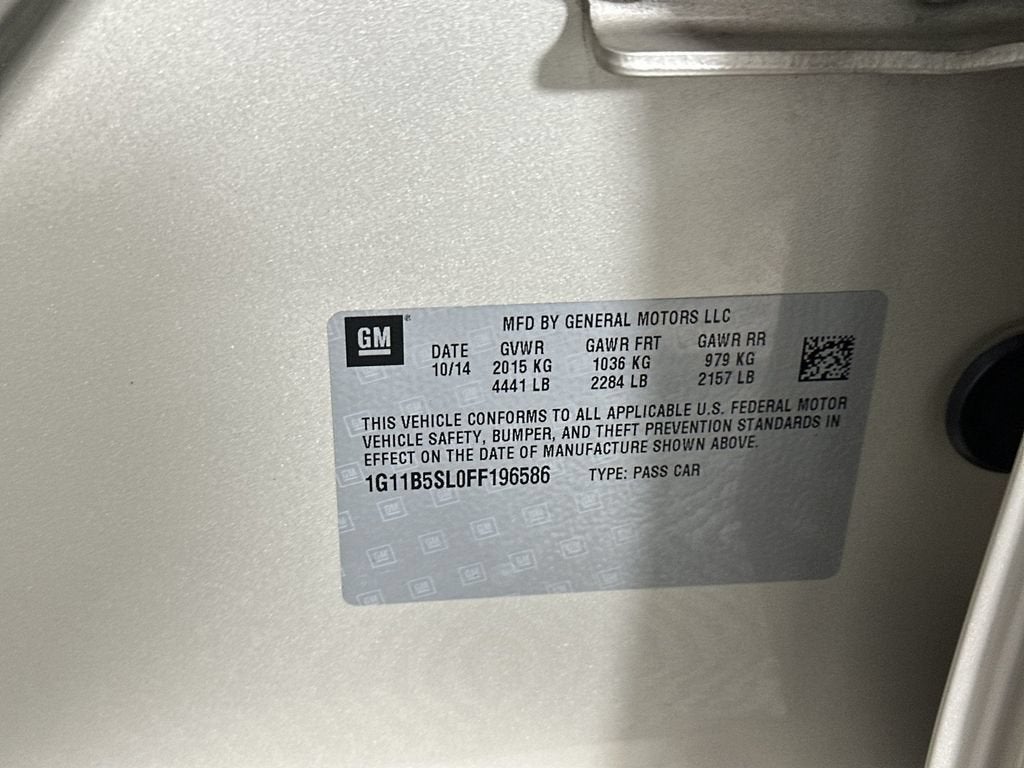 2015 Chevrolet Malibu LS