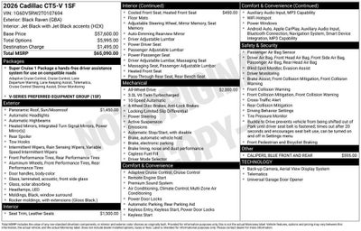 2026 Cadillac CT5-V V-Series