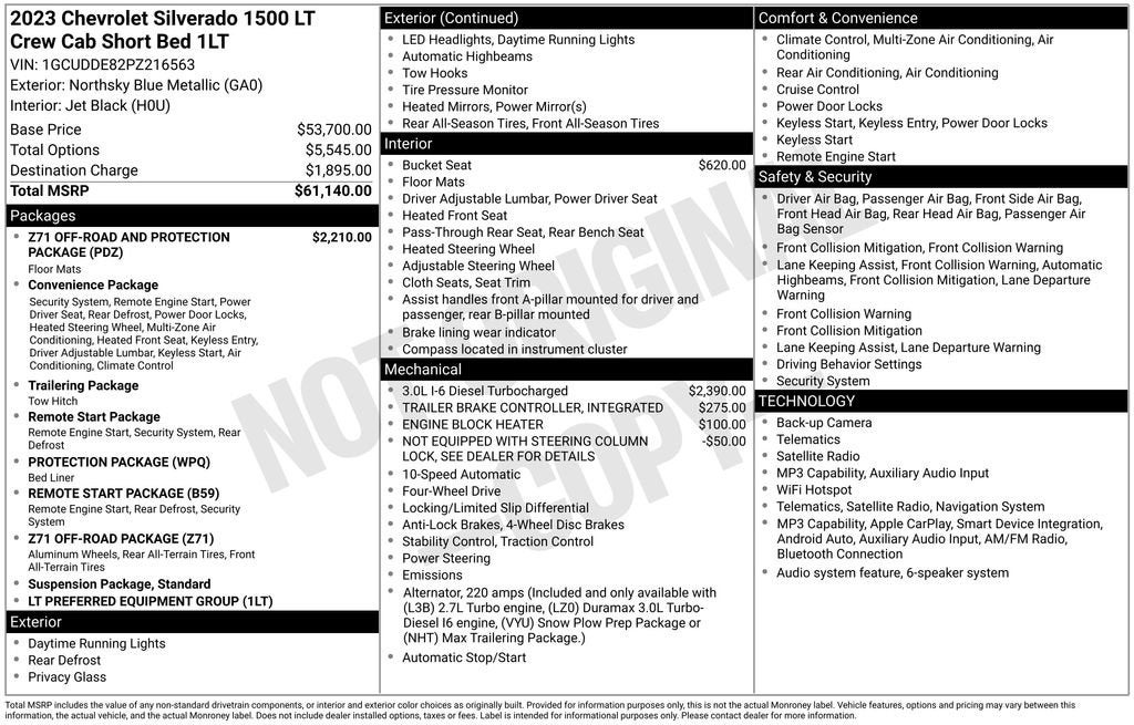2023 Chevrolet Silverado 1500 LT