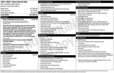 2021 GMC Yukon Denali