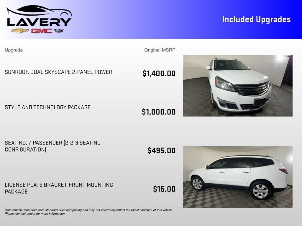 2016 Chevrolet Traverse LT