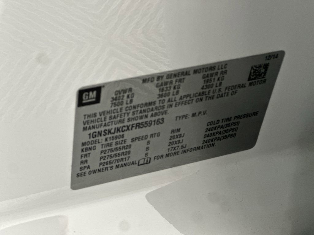 2015 Chevrolet Suburban LT