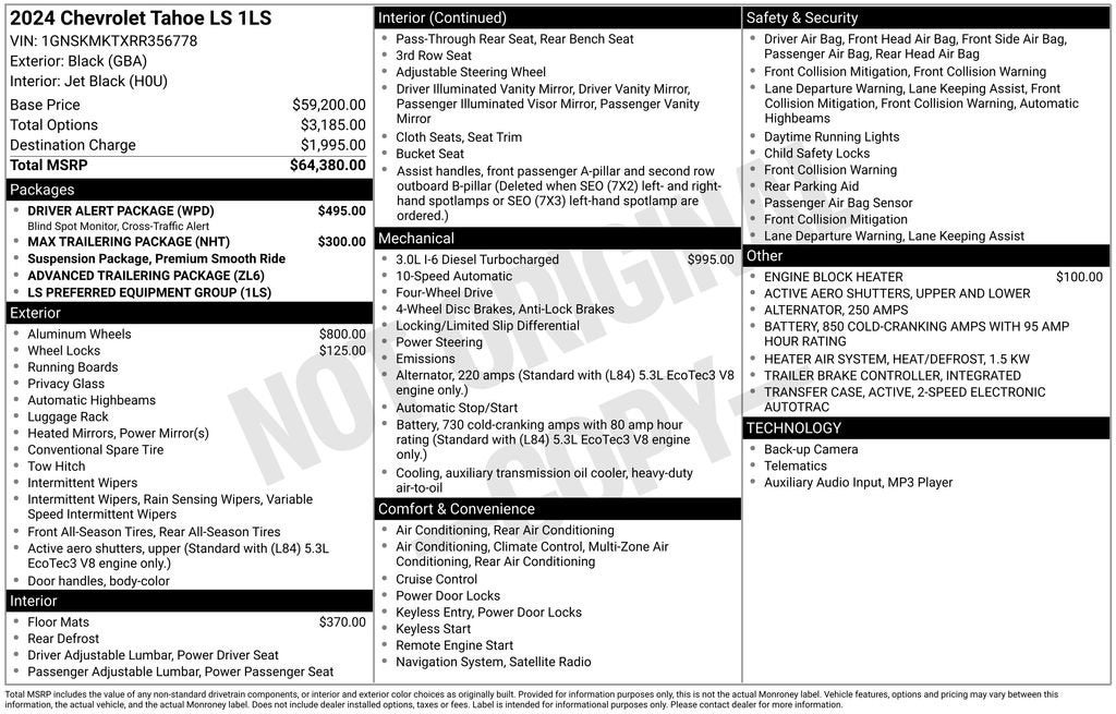2024 Chevrolet Tahoe LS