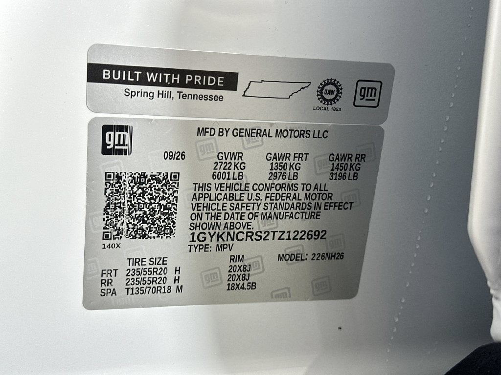 2026 Cadillac XT5 Premium Luxury
