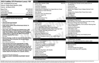 2023 Cadillac XT5 Premium Luxury