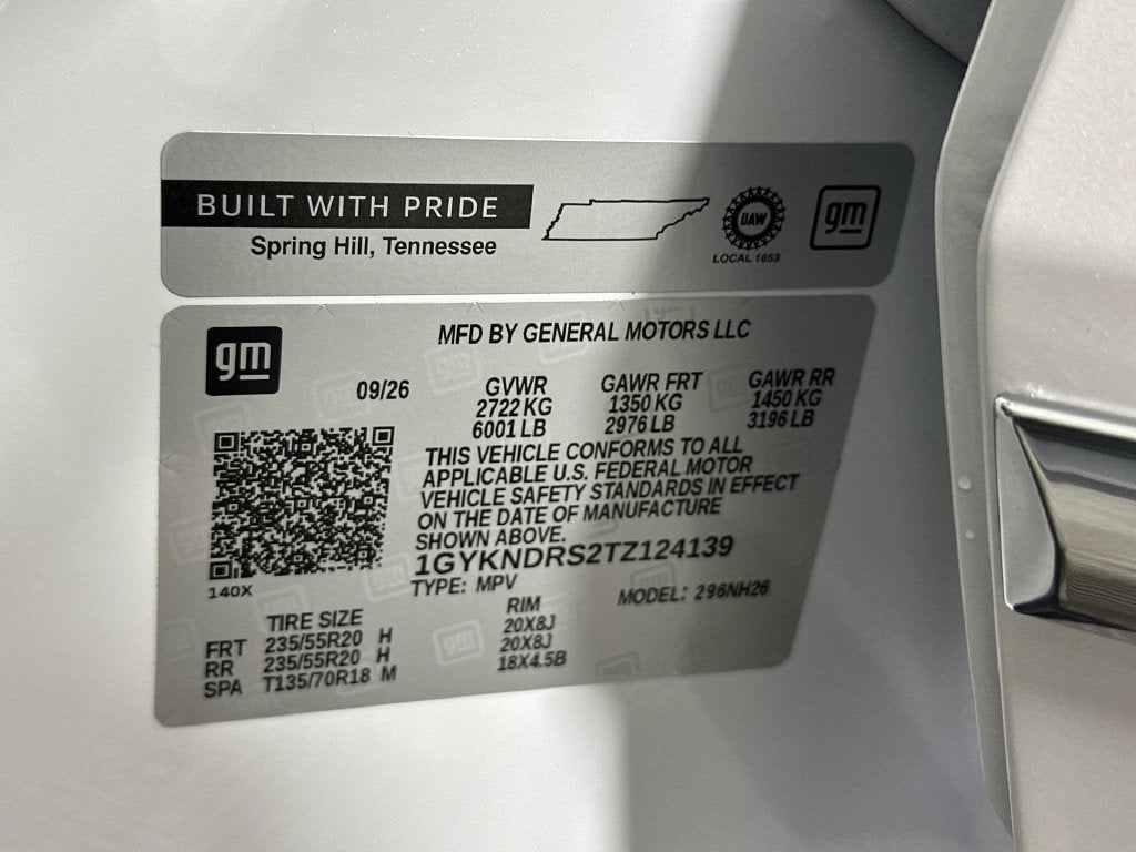 2026 Cadillac XT5 Premium Luxury