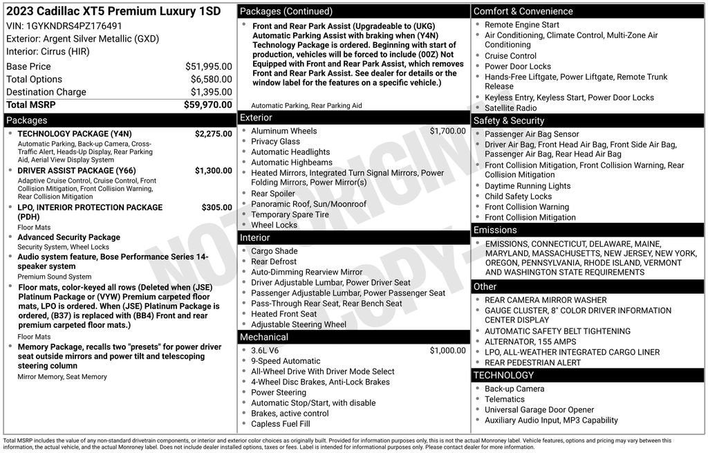 2023 Cadillac XT5 Premium Luxury