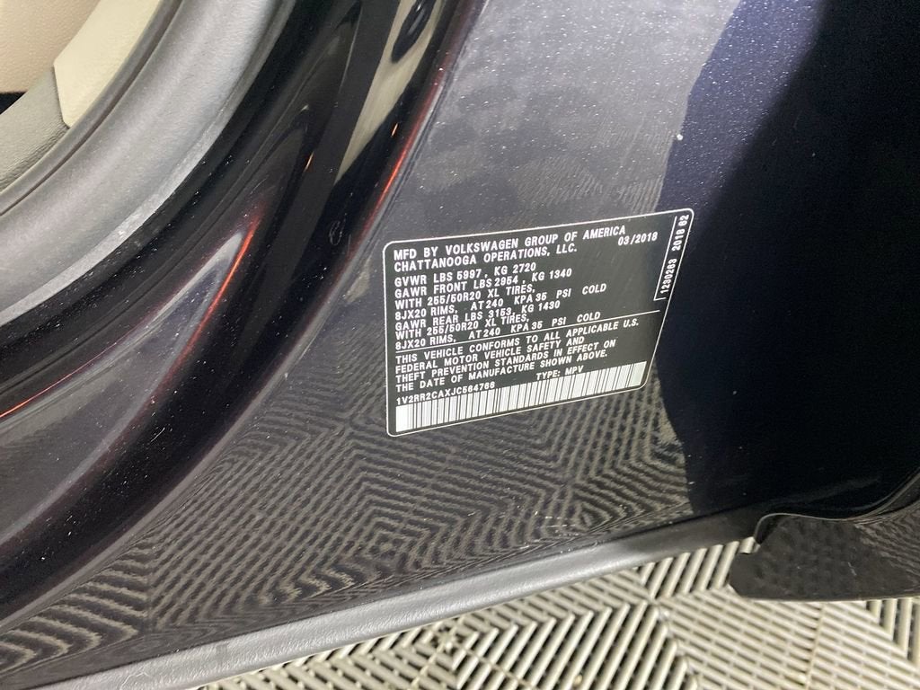 2018 Volkswagen Atlas 3.6L V6 SEL