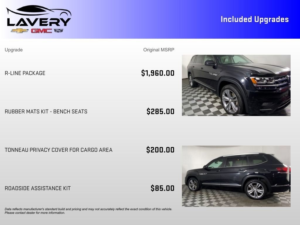 2018 Volkswagen Atlas 3.6L V6 SEL