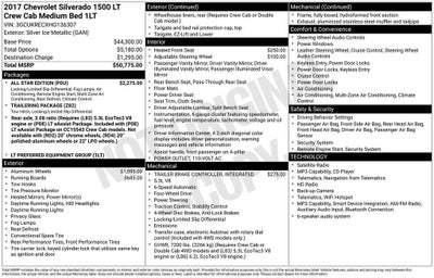 2017 Chevrolet Silverado 1500 LT