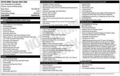 2018 GMC Terrain SLE