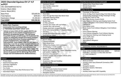 2025 Chevrolet Equinox EV LT