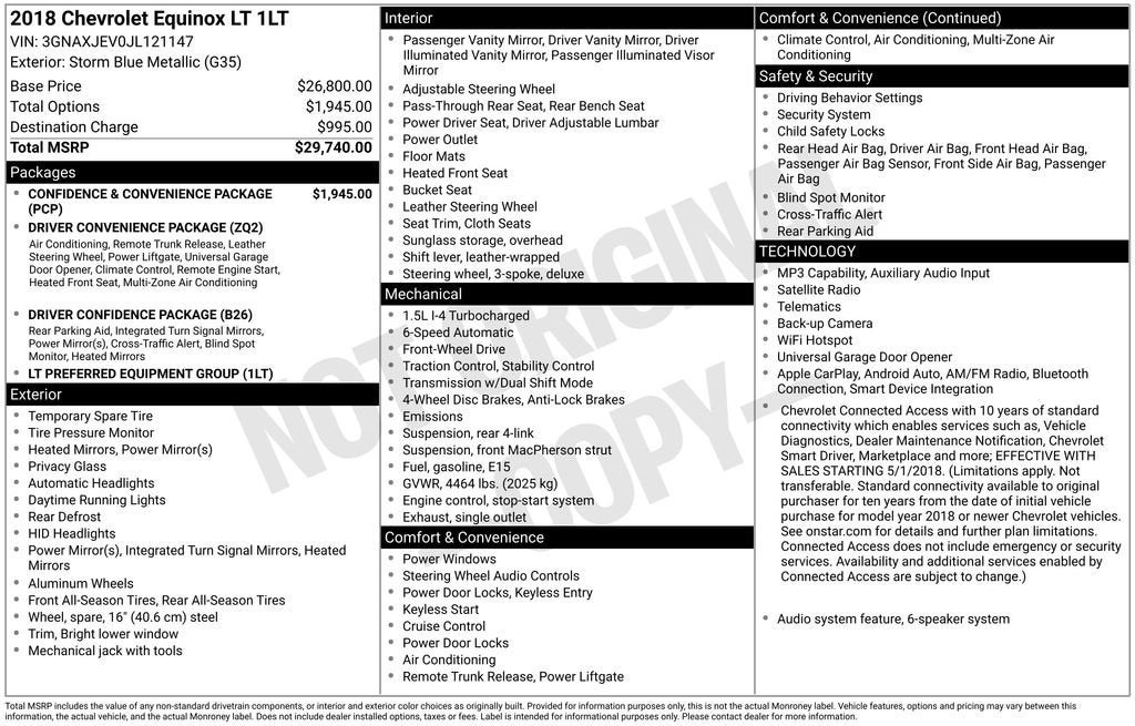 2018 Chevrolet Equinox LT