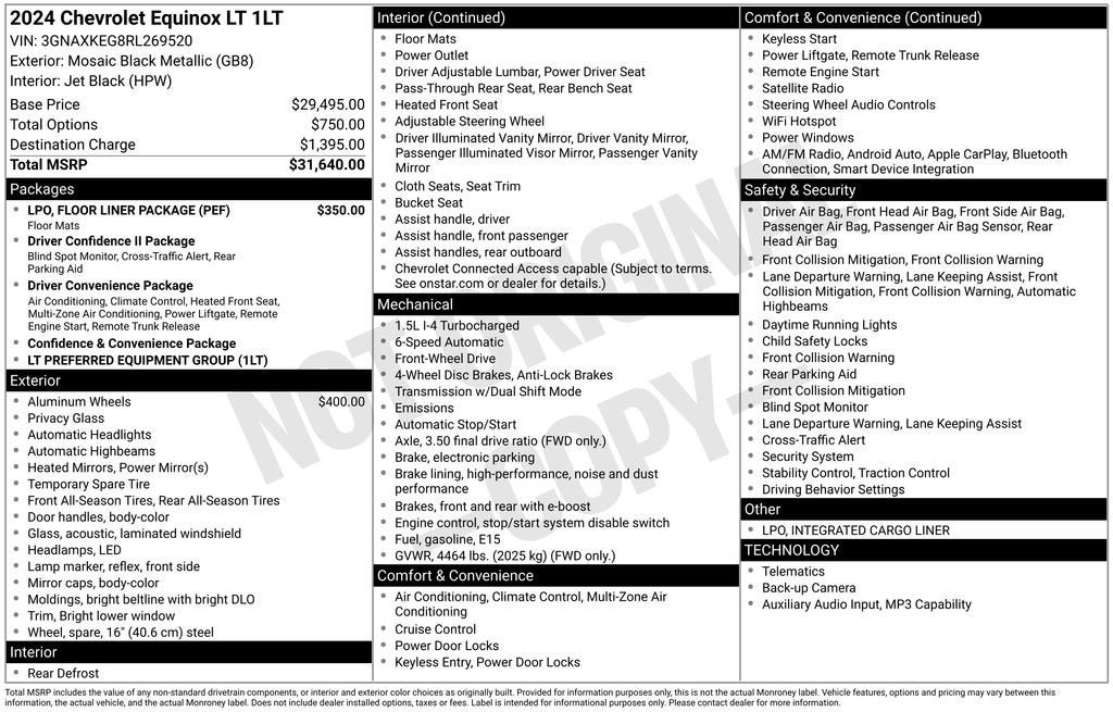 2024 Chevrolet Equinox LT