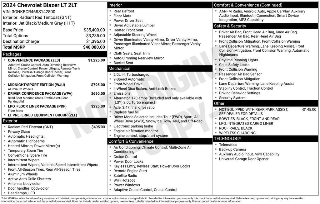 2024 Chevrolet Blazer 2LT