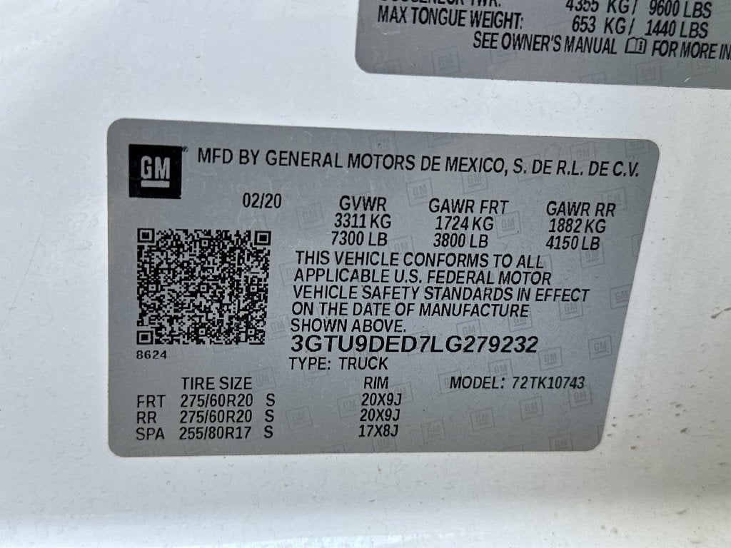 2020 GMC Sierra 1500 SLT