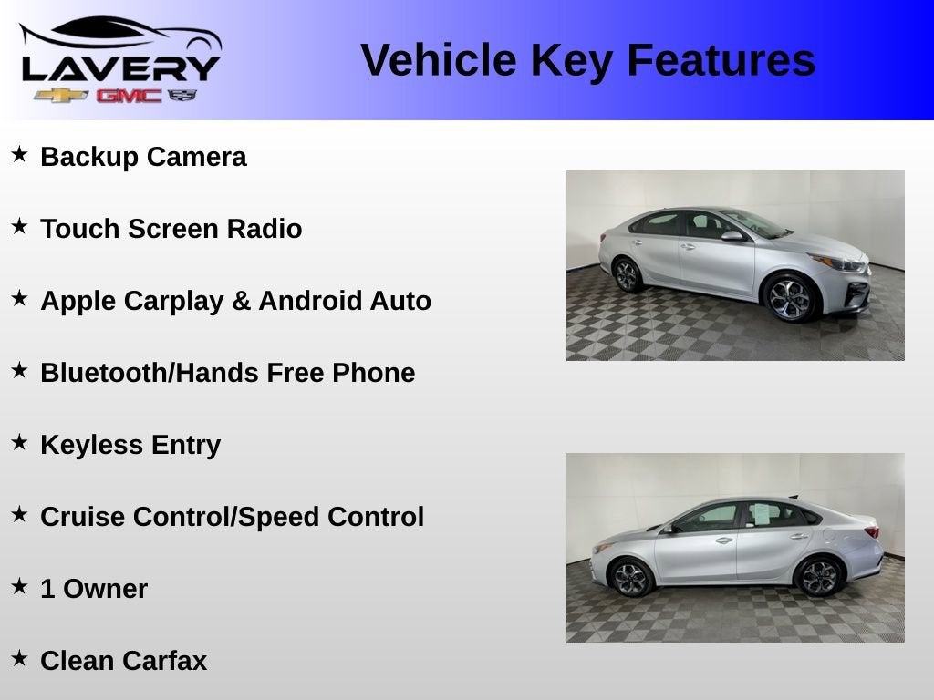 Used 2020 Kia FORTE LXS with VIN 3KPF24AD8LE176660 for sale in Alliance, OH