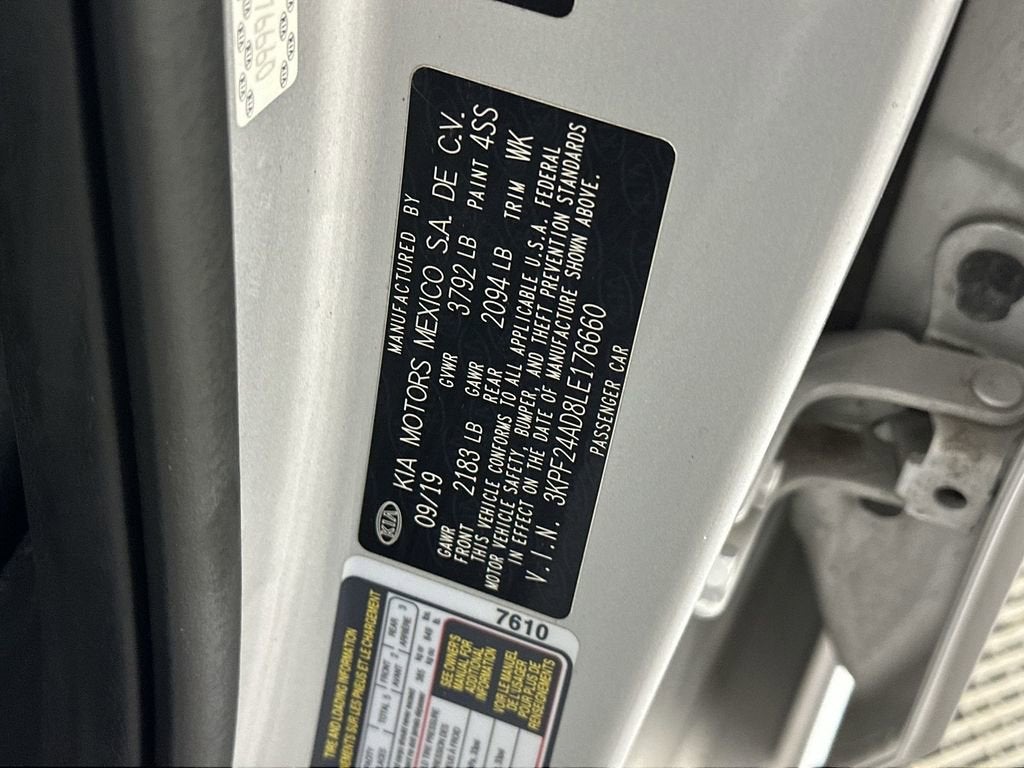 2020 Kia Forte LXS