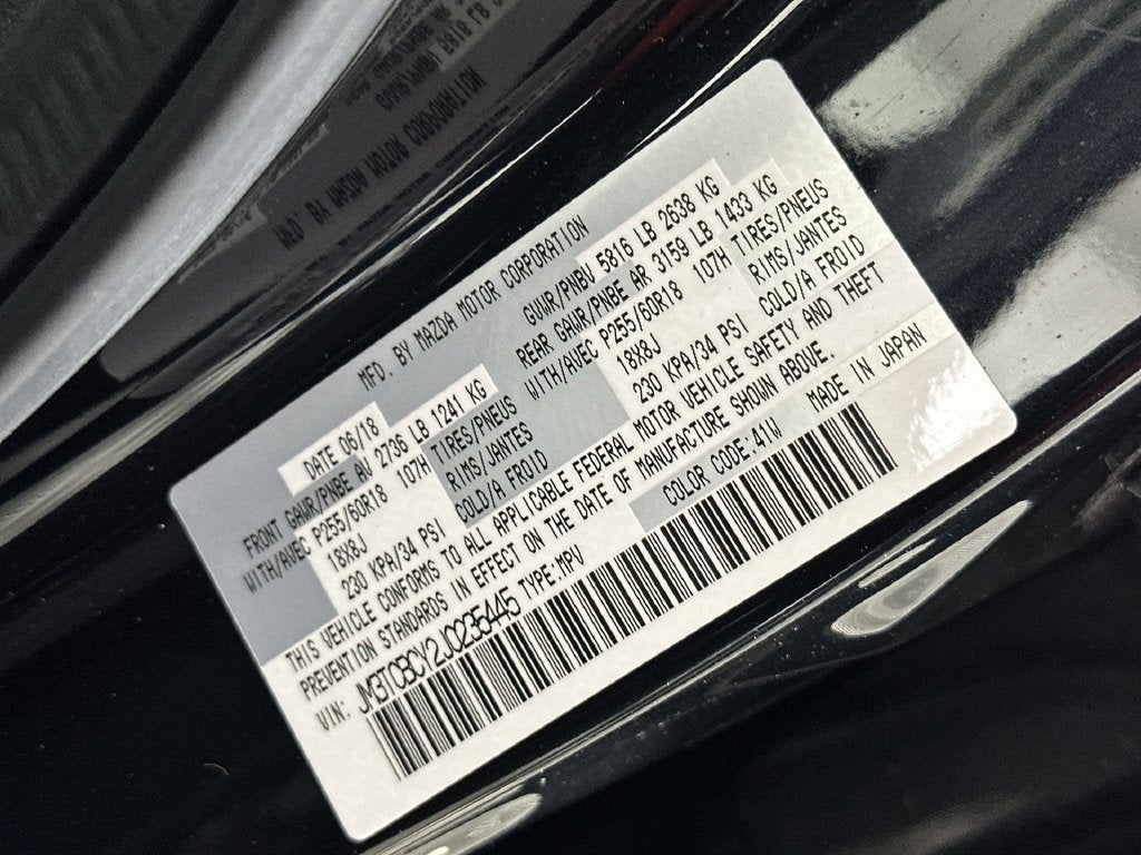 2018 Mazda Mazda CX-9 Touring