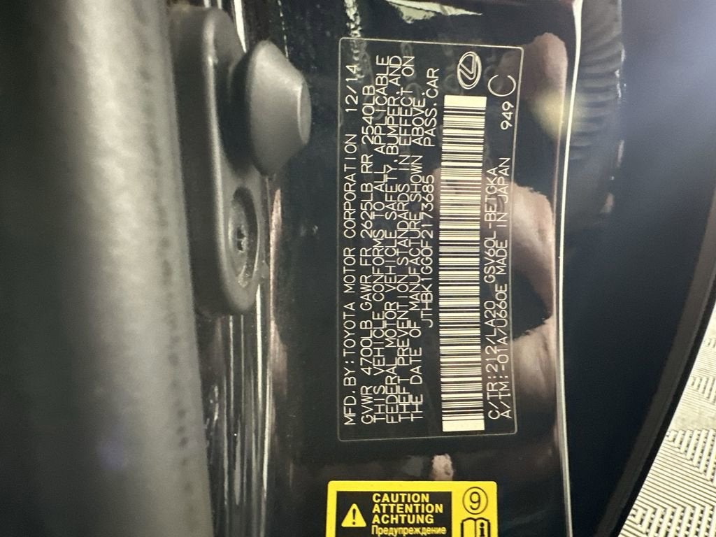 2015 Lexus ES 350 Crafted Line