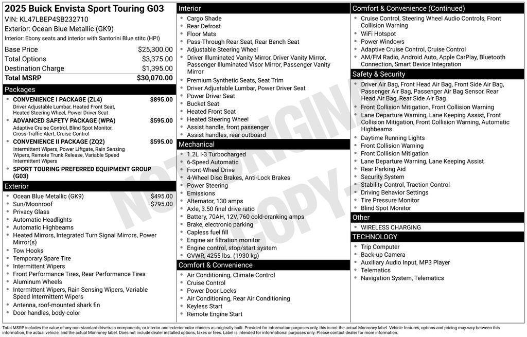 2025 Buick Envista Sport Touring