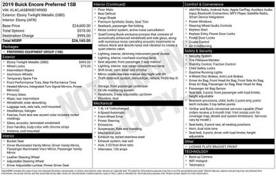 2019 Buick Encore Preferred