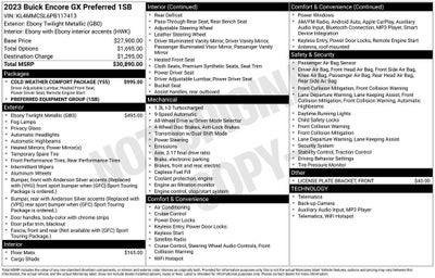 2023 Buick Encore GX Preferred