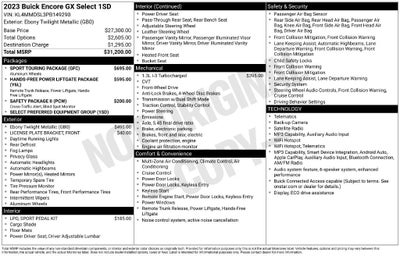 2023 Buick Encore GX Select