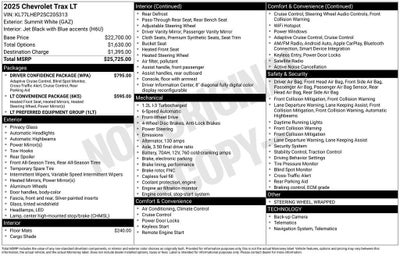 2025 Chevrolet Trax LT