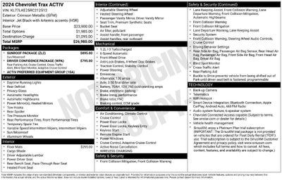 2024 Chevrolet Trax ACTIV
