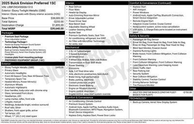 2025 Buick Envision Preferred