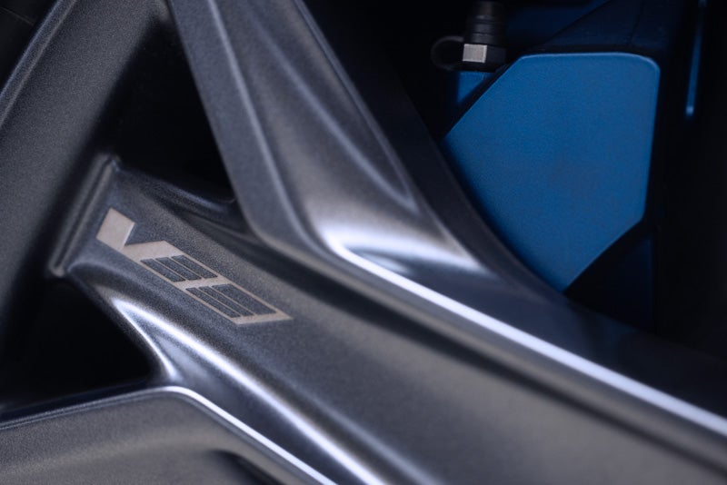 Close-up of the 2026 OPTIQ-V Brembo Performance Front Brakes | Lavery Cadillac in Alliance OH